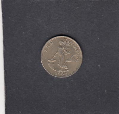 Beschrijving: 10 Centavos MOUNTY